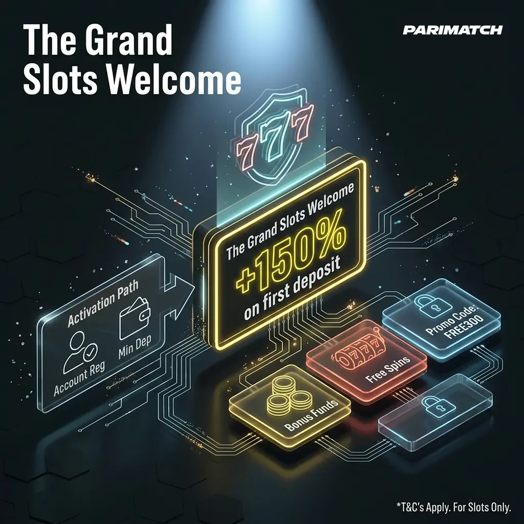 Parimatch Slots Welcome Bonus 150% up to ₹1,05,000 on first deposit for INR players using promo code FREE300.