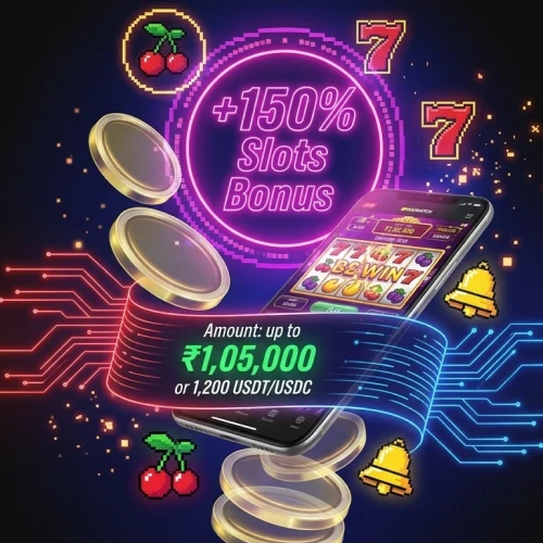 Activate your exclusive 150% slots bonus in the Parimatch app.